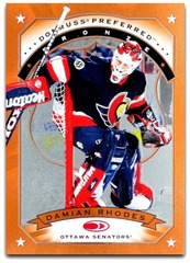 1997-98 Donruss Preferred Bronze Damian Rhodes #37 Ottawa Senators
